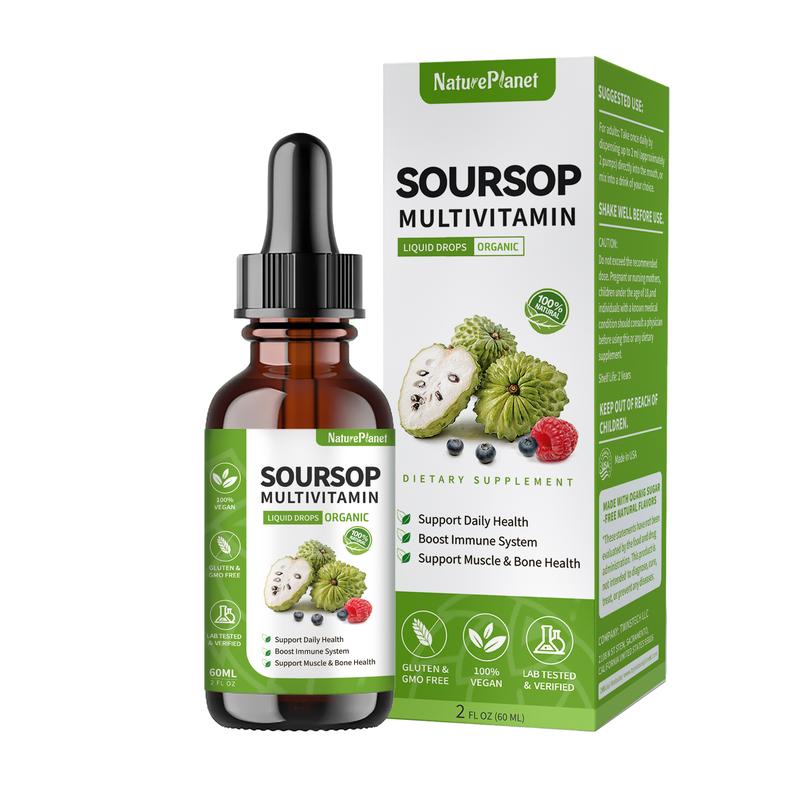 Organic Soursop Extract with Multi-vitamin