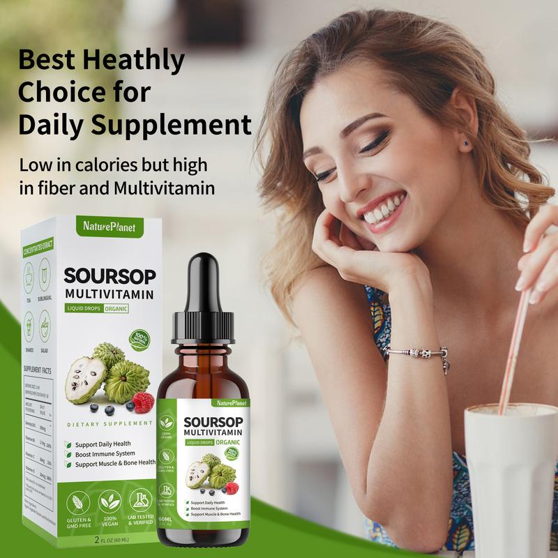 Organic Soursop Extract with Multi-vitamin