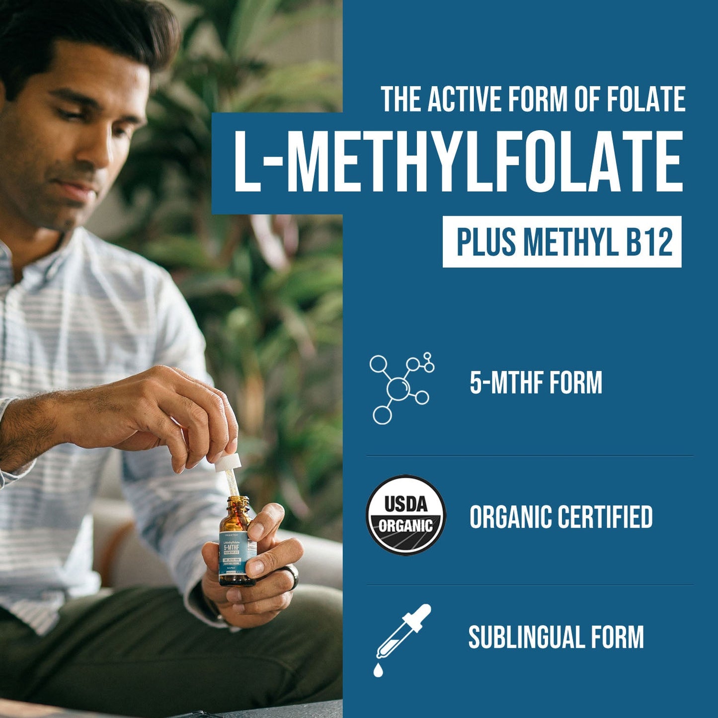 L-Methylfolate (15 mg) Plus Methyl-B12 Cofactor